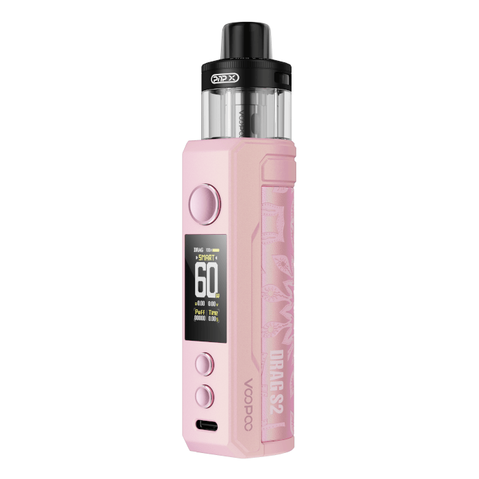 Voopoo Drag S2 Kit Voopoo Drag S2 Kit - Glow Pink | Free UK Delivery | Lincolnshire Vapours
