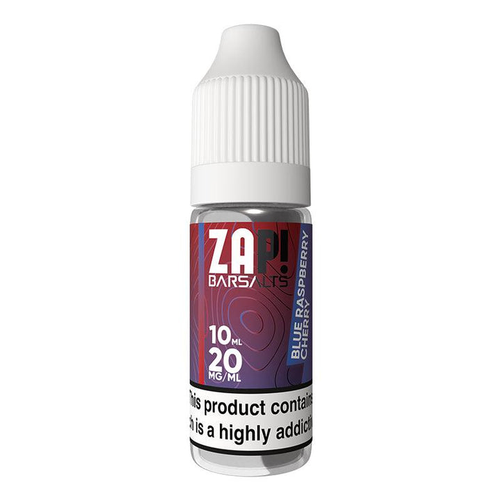 ZAP! Bar Salts - Blue Raspberry Cherry Nic Salt 10ml | Free UK Delivery | Lincolnshire Vapours