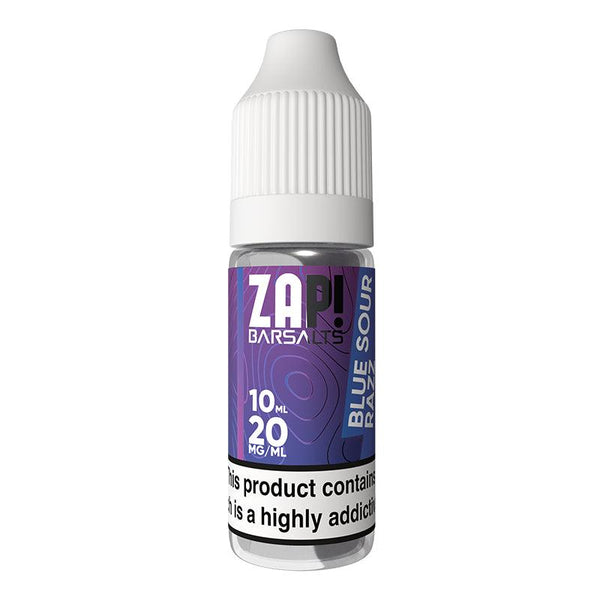 ZAP! Bar Salts - Blue Sour Razz Nic Salt 10ml | Free UK Delivery | Lincolnshire Vapours