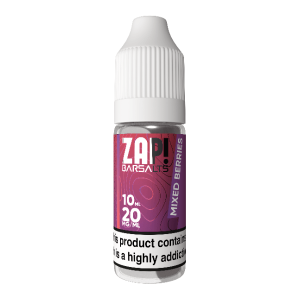ZAP! Bar Salts - Mixed Berries Nic Salt 10ml ZAP! Bar Salts - Mixed Berries Nic Salt 10ml - 20mg | Free UK Delivery | Lincolnshire Vapours