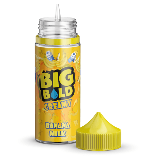 Big Bold Creamy - Banana Milk 100ml Shortfill Big Bold Creamy - Banana Milk 100ml Shortfill - undefined | Free UK Delivery | Lincolnshire Vapours