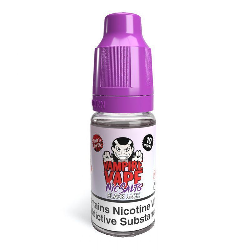 Vampire Vape - Black Jack Nic Salt 10ml | Lincolnshire Vapours
