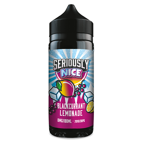 Seriously Nice - Blackcurrant Lemonade 100ml Shortfill | Free UK Delivery | Lincolnshire Vapours