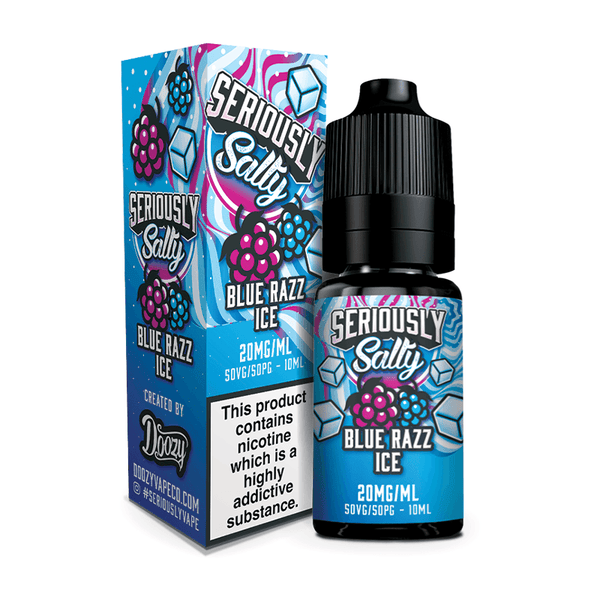 Seriously Salty - Blue Razz Ice Nic Salt 10ml Seriously Salty - Blue Razz Ice Nic Salt 10ml - undefined | Free UK Delivery | Lincolnshire Vapours
