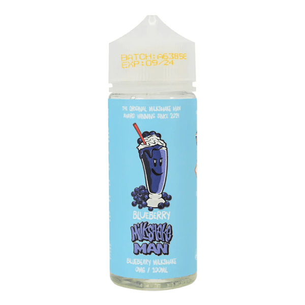 Milkshake Man - Blueberry Milkshake 100ml Shortfill Milkshake Man - Blueberry Milkshake 100ml Shortfill - undefined | Free UK Delivery | Lincolnshire Vapours