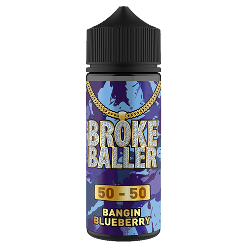 Broke Baller - Bangin Blueberry 80ml Shortfill | Free UK Delivery | Lincolnshire Vapours