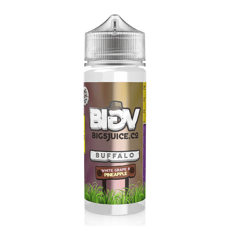 Big 5 Buffalo - White Grape & Pineaaple 100ml Shortfill Big 5 Buffalo - White Grape & Pineaaple 100ml Shortfill - undefined | Free UK Delivery | Lincolnshire Vapours