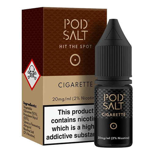 Pod Salt - Cigarette 10ml Pod Salt - Cigarette 10ml - undefined | Free UK Delivery | Lincolnshire Vapours