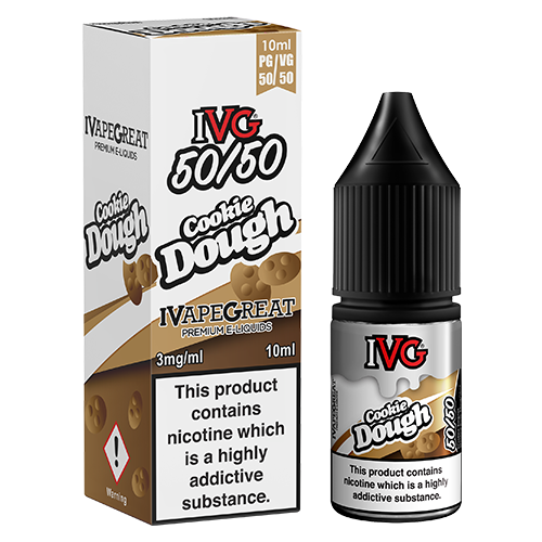 IVG 50/50 - Cookie Dough 10ml IVG 50/50 - Cookie Dough 10ml - undefined | Free UK Delivery | Lincolnshire Vapours