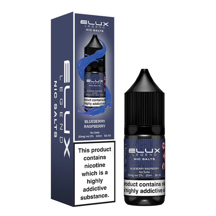 Elux Legend Nic Salts - Blueberry Raspberry 10ml | Free UK Delivery | Lincolnshire Vapours