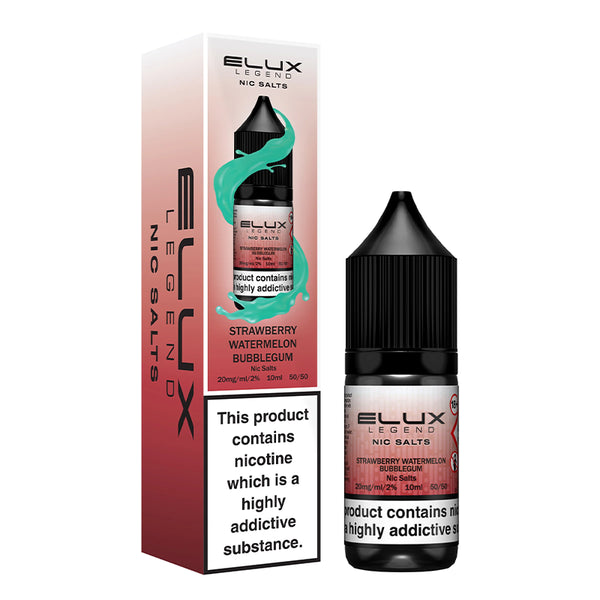 Elux Legend Nic Salts - Strawberry Watermelon Bubblegum 10ml Elux Legend Nic Salts - Strawberry Watermelon Bubblegum 10ml - undefined | Free UK Delivery | Lincolnshire Vapours