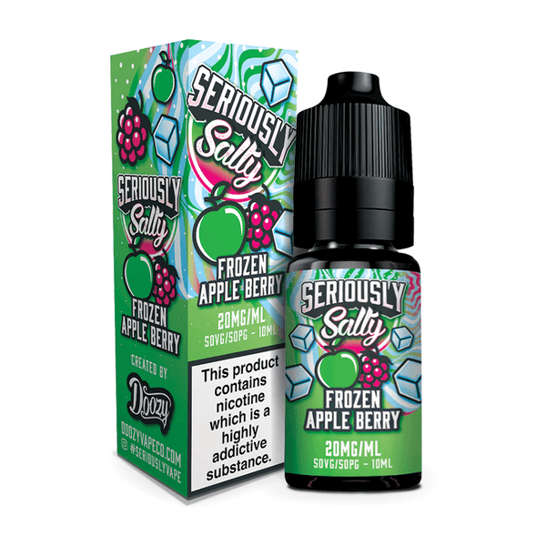 Seriously Salty - Frozen Apple Berry Nic Salt 10ml Seriously Salty - Frozen Apple Berry Nic Salt 10ml - undefined | Free UK Delivery | Lincolnshire Vapours