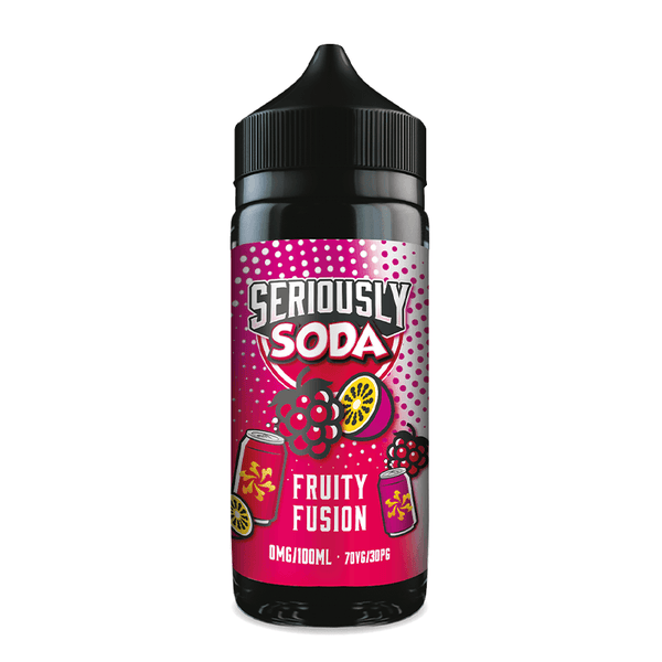 Seriously Soda - Fruity Fussion 100ml Shortfill Seriously Soda - Fruity Fussion 100ml Shortfill - undefined | Free UK Delivery | Lincolnshire Vapours