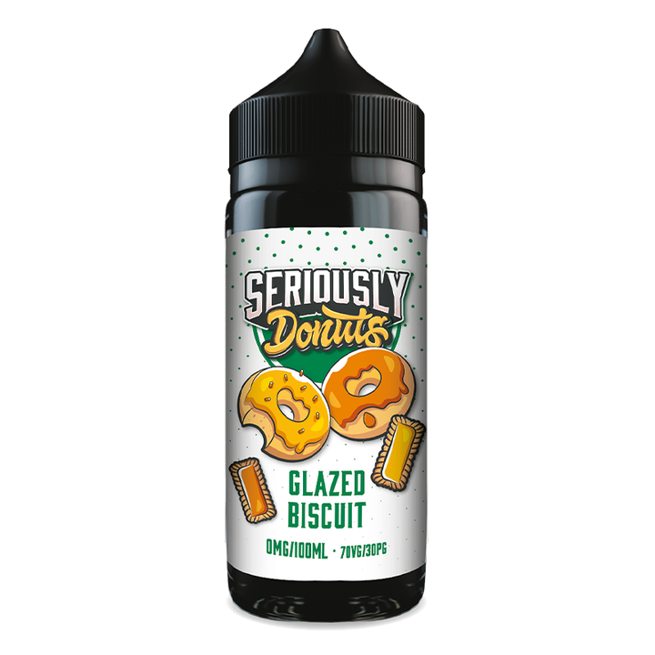 Seriously Donuts - Glazed Biscuit 100ml Shortfill | Free UK Delivery | Lincolnshire Vapours