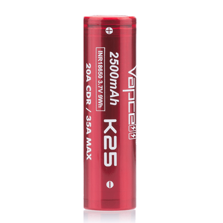 Vapcell K25 18650 Battery Vapcell K25 18650 Battery - undefined | Free UK Delivery | Lincolnshire Vapours
