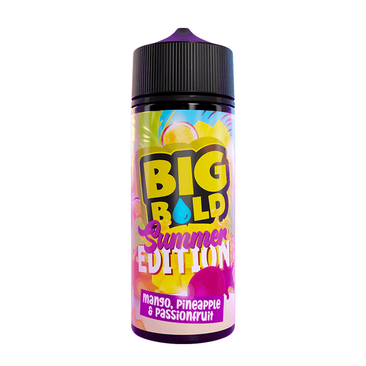 Big Bold Summer Edition - Mango, Pineapple & Passionfruit 100ml Shortfill Big Bold Summer Edition - Mango, Pineapple & Passionfruit 100ml Shortfill - undefined | Free UK Delivery | Lincolnshire Vapours
