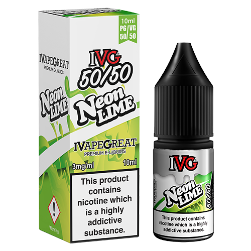 IVG 50/50 - Neon Lime 10ml IVG 50/50 - Neon Lime 10ml - undefined | Free UK Delivery | Lincolnshire Vapours