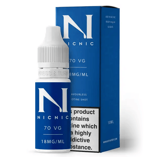 NIC NIC Nicotine Shot 18mg 70VG 10ml NIC NIC Nicotine Shot 18mg 70VG 10ml - undefined | Free UK Delivery | Lincolnshire Vapours