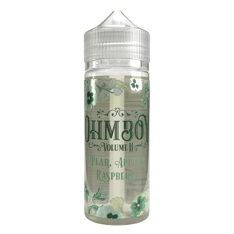 Ohm Boy Volume II - Pear, Apple & Raspberry 100ml Shortfill | Lincolnshire Vapours