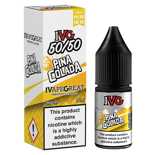 IVG 50/50 - Pina Colada 10ml IVG 50/50 - Pina Colada 10ml - undefined | Free UK Delivery | Lincolnshire Vapours