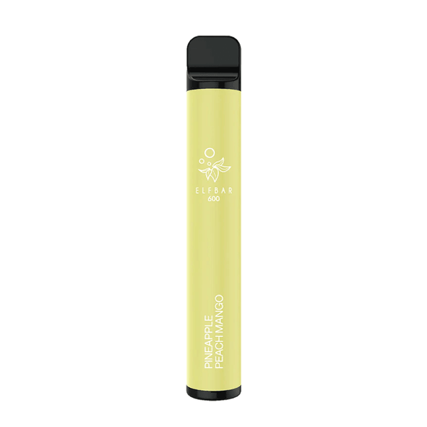 Elf Bar 600 Pineapple Peach Mango Disposable Vape | Free UK Delivery | Lincolnshire Vapours