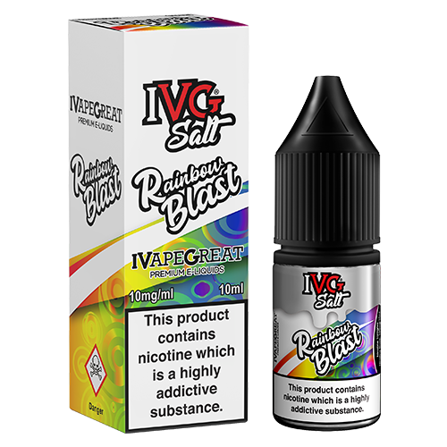 IVG Salt - Rainbow Blast 10ml IVG Salt - Rainbow Blast 10ml - undefined | Free UK Delivery | Lincolnshire Vapours