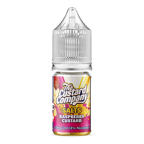 The Custard Company Salts - Raspberry Custard 10ml The Custard Company Salts - Raspberry Custard 10ml - undefined | Free UK Delivery | Lincolnshire Vapours