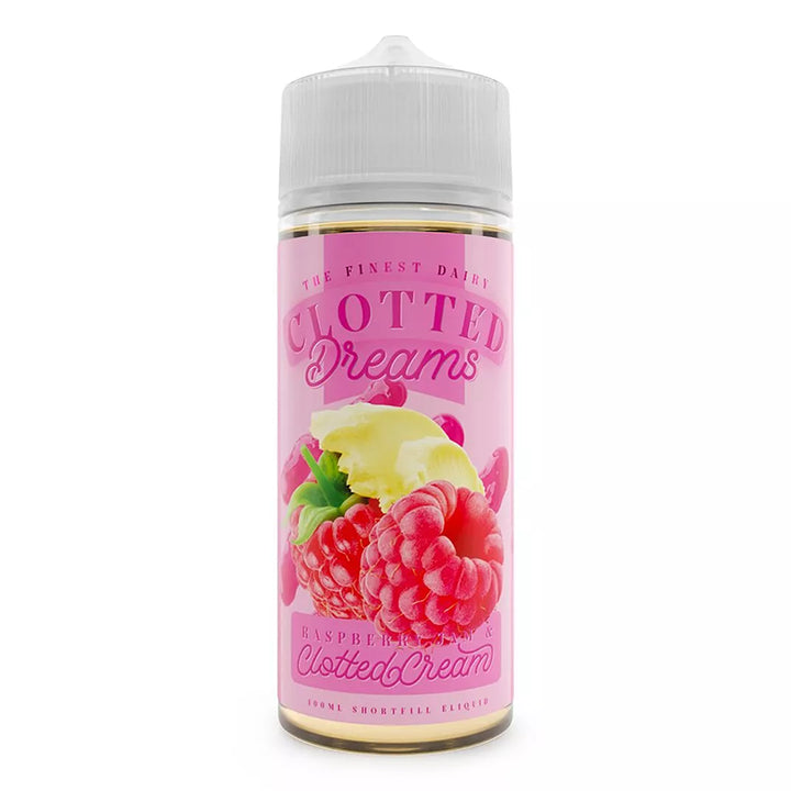 Clotted Dreams - Raspberry Jam & Clotted Cream 100ml Shortfill | Free UK Delivery | Lincolnshire Vapours