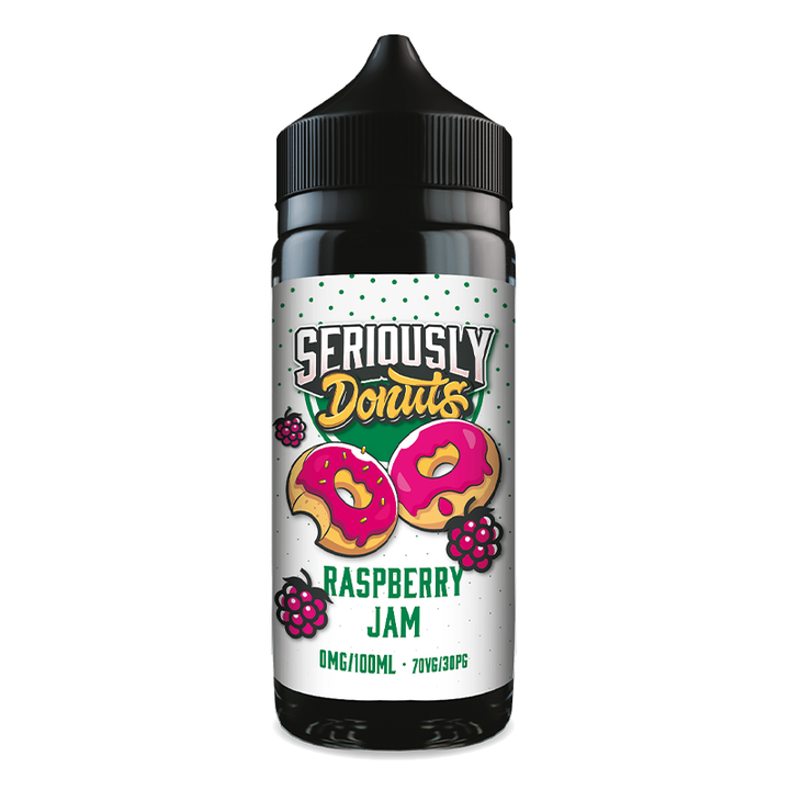 Seriously Donuts - Raspberry Jam 100ml Shortfill | Free UK Delivery | Lincolnshire Vapours