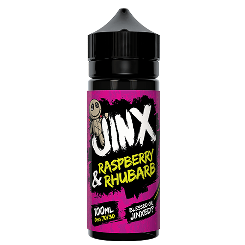 Jinx - Raspberry & Rhubarb 100ml Shortfill | Free UK Delivery | Lincolnshire Vapours