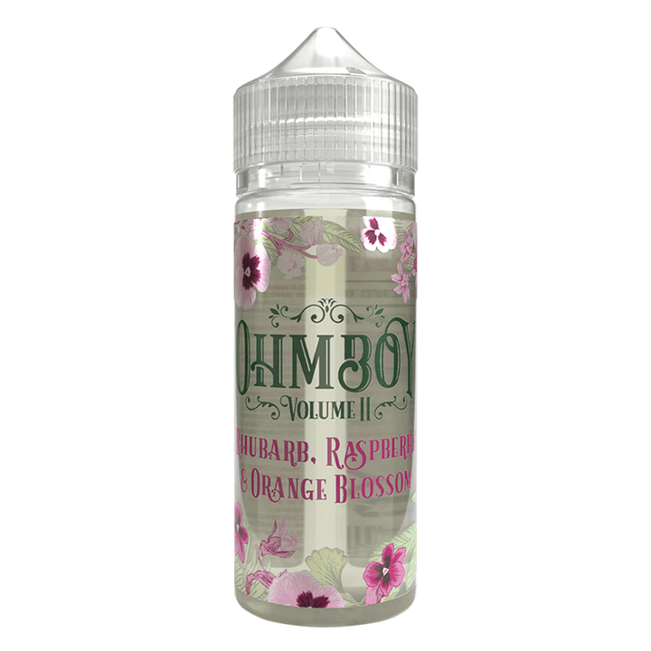 Ohm Boy Volume II - Rhubarb, Raspberry & Orange Blossom 100ml Shortfill | Free UK Delivery | Lincolnshire Vapours