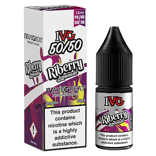 IVG 50/50 - Riberry Lemonade 10ml IVG 50/50 - Riberry Lemonade 10ml - undefined | Free UK Delivery | Lincolnshire Vapours