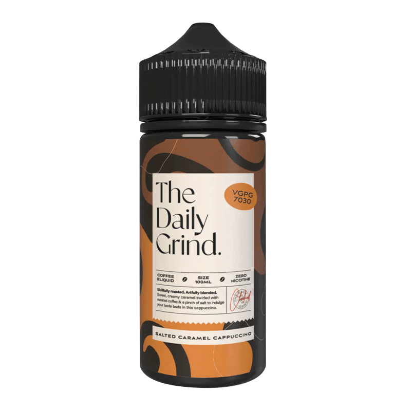 The Daily Grind - Salted Caramel Cappuccino 100ml Shortfill | Lincolnshire Vapours
