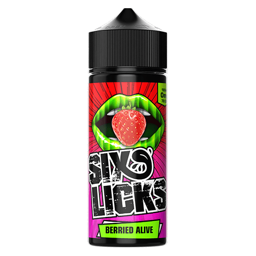 Six Licks - Berried Alive 100ml Shortfill | Free UK Delivery | Lincolnshire Vapours