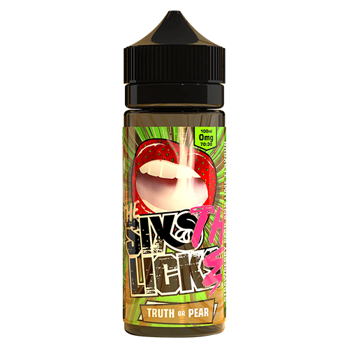 Six Licks - Truth Or Pear 100ml Shortfill Six Licks - Truth Or Pear 100ml Shortfill - undefined | Free UK Delivery | Lincolnshire Vapours
