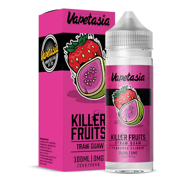 Vapetasia Killer Fruits - Straw Guaw 100ml Shortfill | Free UK Delivery | Lincolnshire Vapours