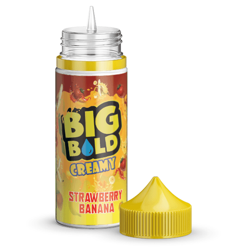 Big Bold Creamy - Strawberry Banana 100ml Shortfill Big Bold Creamy - Strawberry Banana 100ml Shortfill - undefined | Free UK Delivery | Lincolnshire Vapours