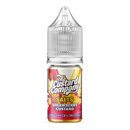 The Custard Company Salts - Strawberry Custard 10ml The Custard Company Salts - Strawberry Custard 10ml - undefined | Free UK Delivery | Lincolnshire Vapours