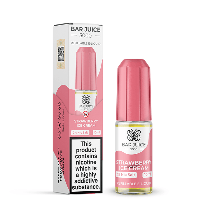 Bar Juice 5000 - Strawberry Ice Cream Nic Salt 10ml Bar Juice 5000 - Strawberry Ice Cream Nic Salt 10ml - undefined | Free UK Delivery | Lincolnshire Vapours