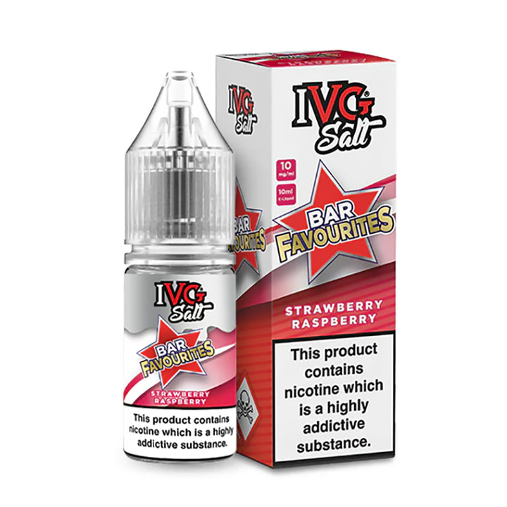 IVG Salt Bar Favourites - Strawberry Raspberry 10ml | Free UK Delivery | Lincolnshire Vapours