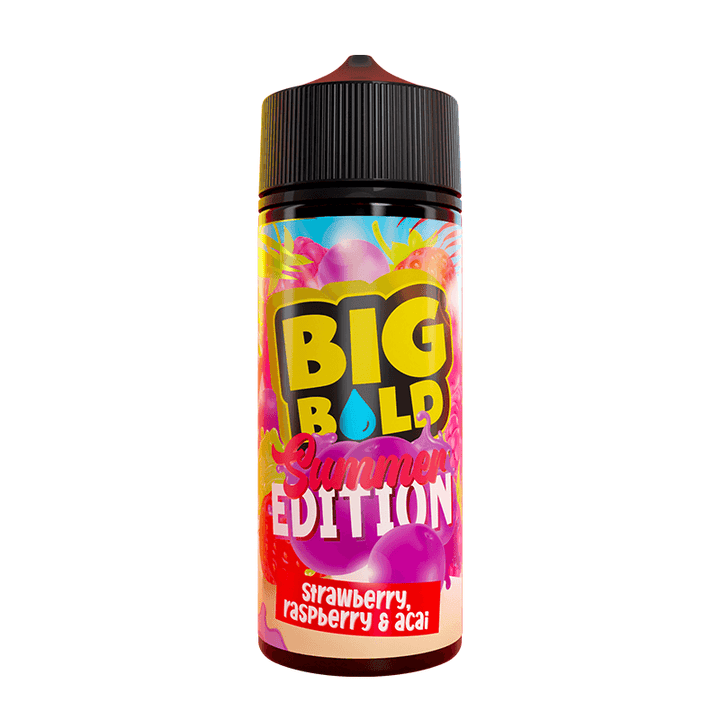 Big Bold Summer Edition - Strawberry, Raspberry & Acai 100ml Shortfill Big Bold Summer Edition - Strawberry, Raspberry & Acai 100ml Shortfill - undefined | Free UK Delivery | Lincolnshire Vapours