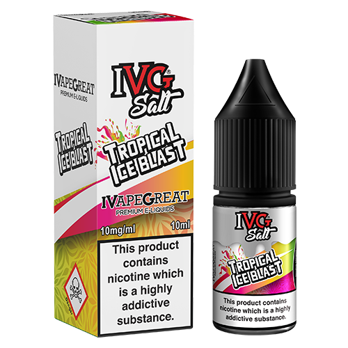 IVG Salt - Tropical Ice Blast 10ml IVG Salt - Tropical Ice Blast 10ml - undefined | Free UK Delivery | Lincolnshire Vapours