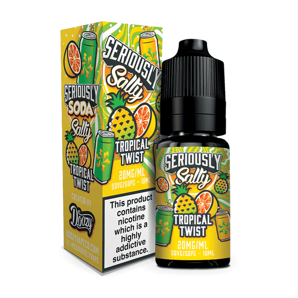 Seriously Salty - Tropical Twist Nic Salt 10ml Seriously Salty - Tropical Twist Nic Salt 10ml - undefined | Free UK Delivery | Lincolnshire Vapours