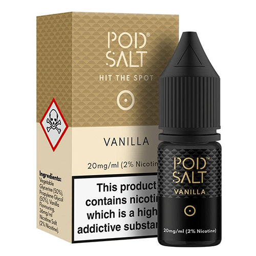 Pod Salt - Vanilla 10ml Pod Salt - Vanilla 10ml - undefined | Free UK Delivery | Lincolnshire Vapours