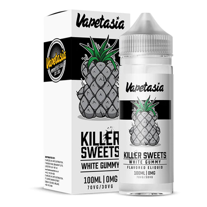 Vapetasia Killer Sweets - White Gummy 100ml Shortfill Vapetasia Killer Sweets - White Gummy 100ml Shortfill - undefined | Free UK Delivery | Lincolnshire Vapours