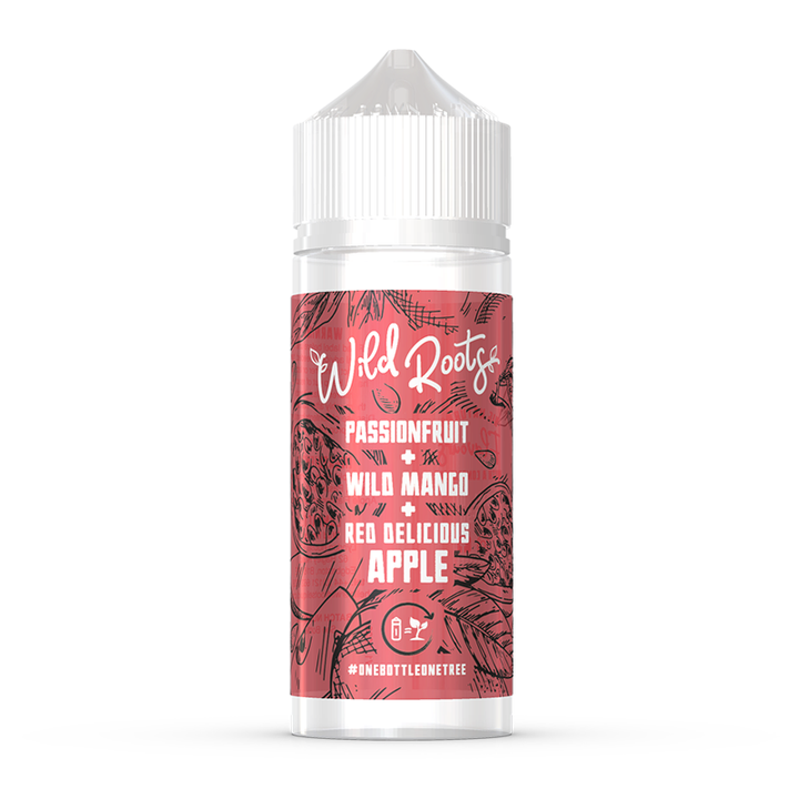 Wild Roots - Passionfruit, Mango & Apple 100ml Shortfill Wild Roots - Passionfruit, Mango & Apple 100ml Shortfill - undefined | Free UK Delivery | Lincolnshire Vapours