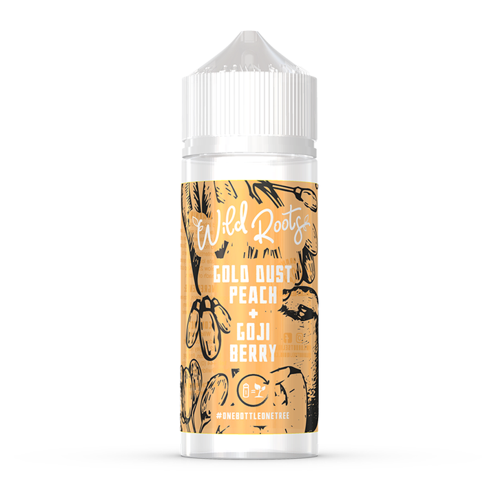 Wild Roots - Gold Dust Peach & Goji Berry 100ml Shortfill Wild Roots - Gold Dust Peach & Goji Berry 100ml Shortfill - undefined | Free UK Delivery | Lincolnshire Vapours