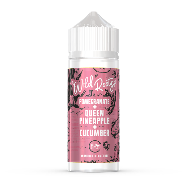 Wild Roots - Pomegranate, Queen Pineapple & Cucumber 100ml Shortfill Wild Roots - Pomegranate, Queen Pineapple & Cucumber 100ml Shortfill - undefined | Free UK Delivery | Lincolnshire Vapours