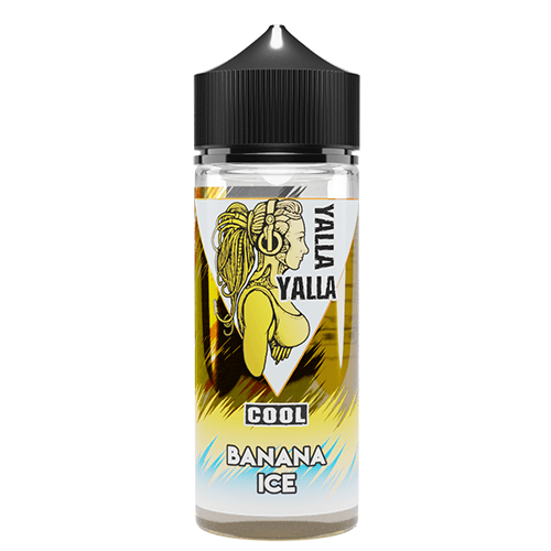 Yalla Yalla Cool - Banana Ice 100ml Shortfill | Free UK Delivery | Lincolnshire Vapours