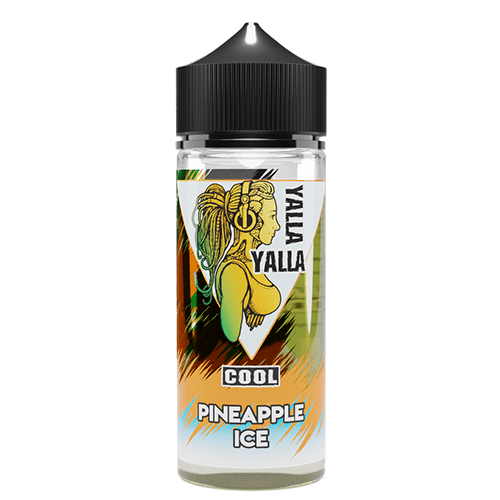 Yalla Yalla Cool - Pineapple Ice 100ml Shortfill | Free UK Delivery | Lincolnshire Vapours